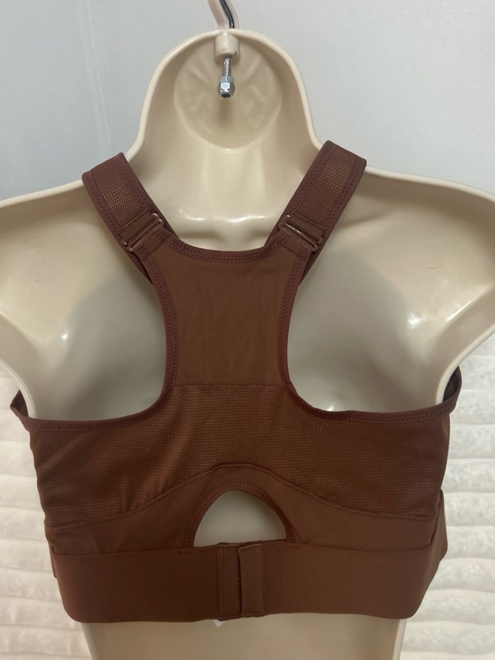 HSIA Brown High-Support Racerback Sports Bra - Picture 4 of 4